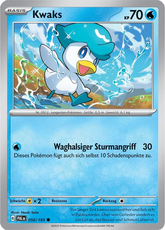 PAL050 - Kwaks - Entwicklungen in Paldea - KP 02 - (PAL050/193)