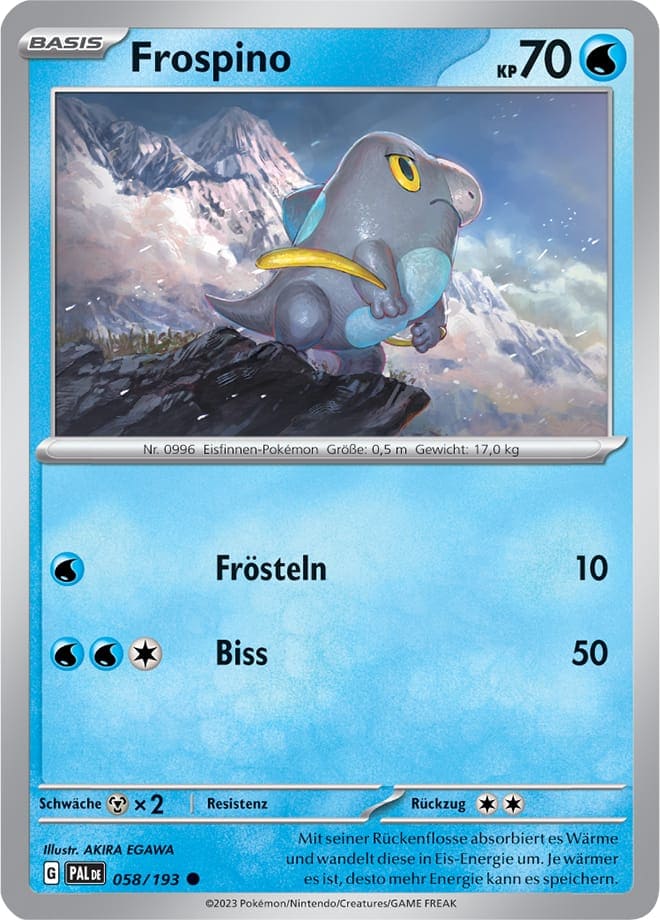 PAL058 - Frospino - Entwicklungen in Paldea - KP 02 - (PAL058/193)
