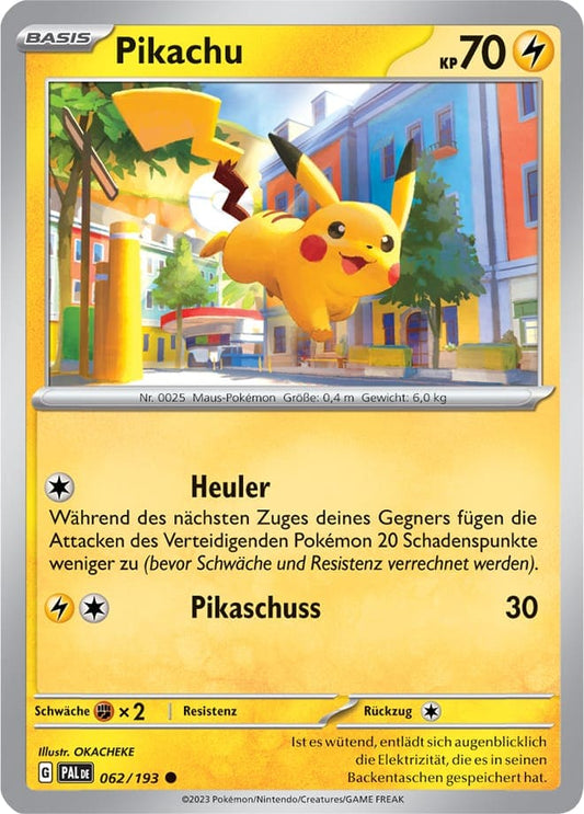 PAL062 - Pikachu - Entwicklungen in Paldea - KP 02 - (PAL062/193)