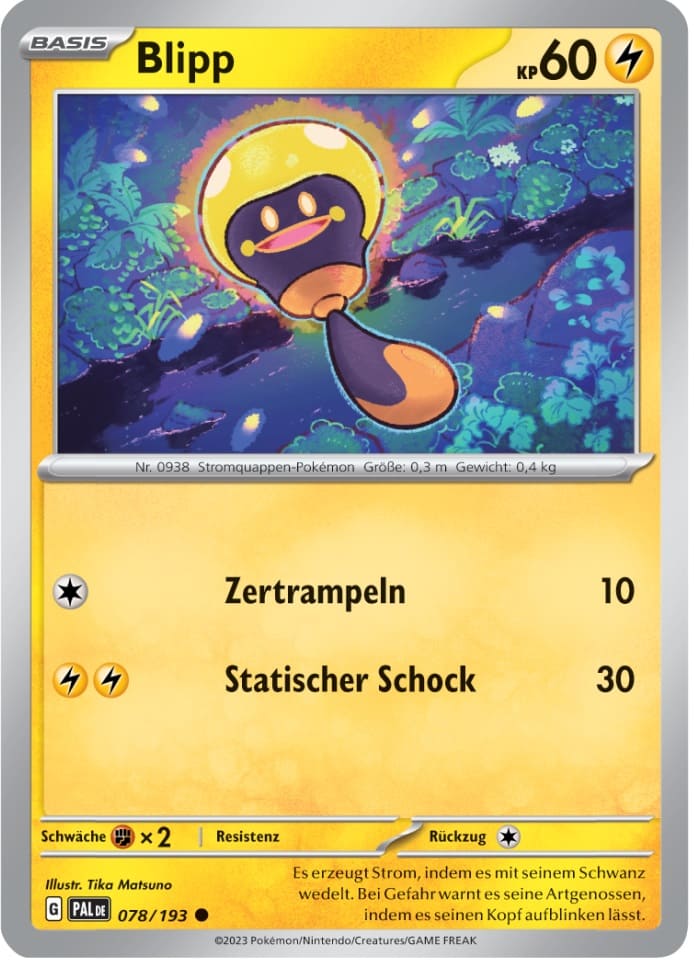 PAL078 - Blipp - Entwicklungen in Paldea - KP 02 - (PAL078/193)