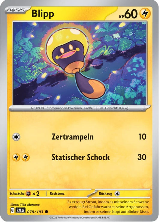 PAL078 - Blipp - Entwicklungen in Paldea - KP 02 - (PAL078/193)