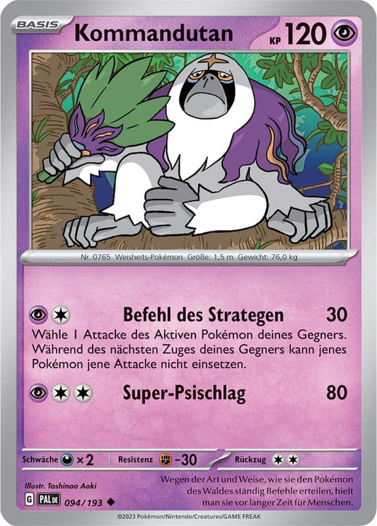 PAL094 - Kommandutan - Entwicklungen in Paldea - KP 02 - (PAL094/193)
