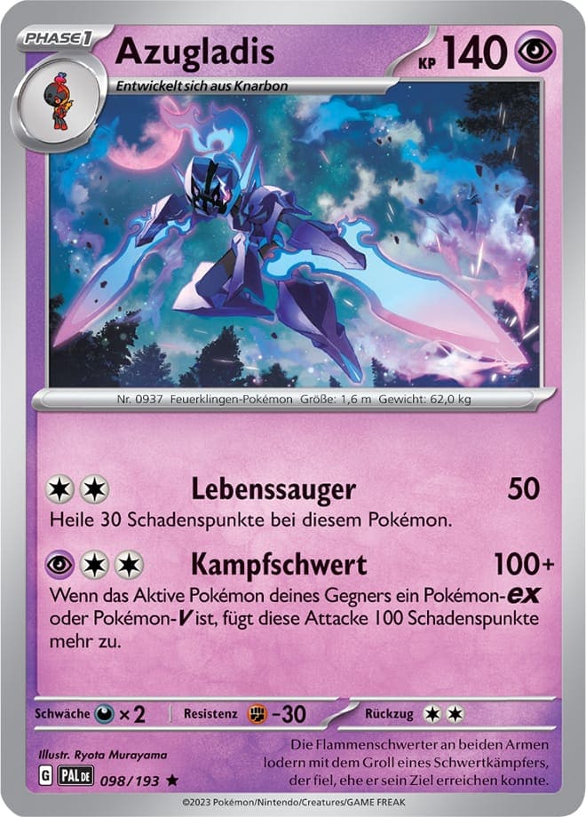 PAL098 - Azugladis - Entwicklungen in Paldea - KP 02 - (PAL098/193)