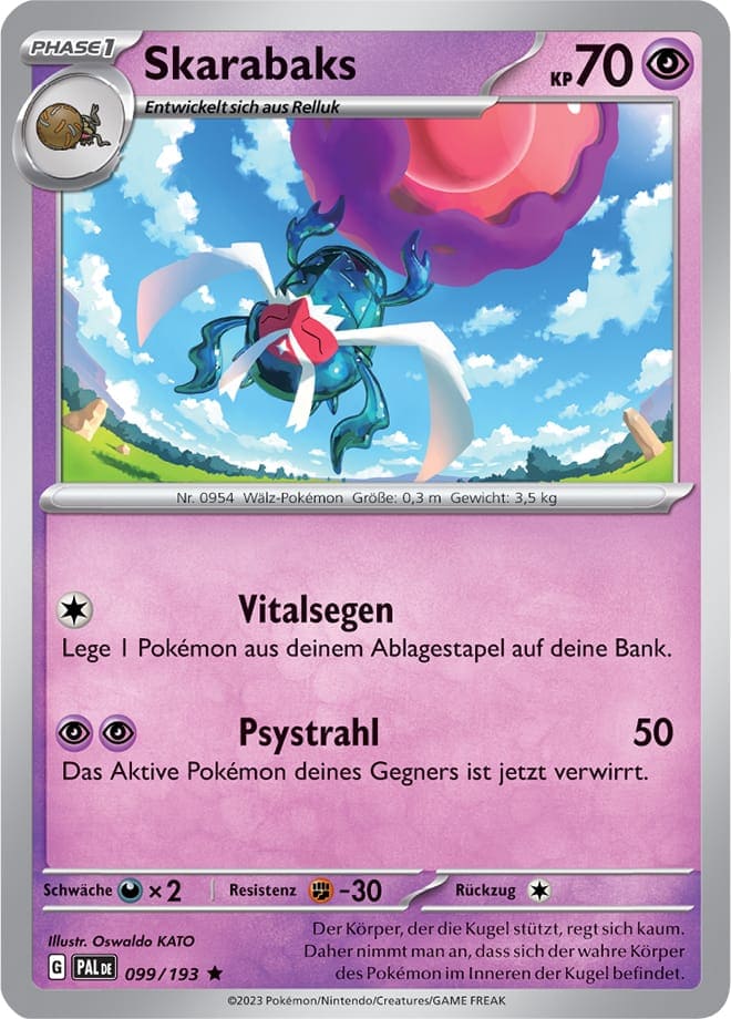 PAL099 - Skarabaks - Entwicklungen in Paldea - KP 02 - (PAL099/193)