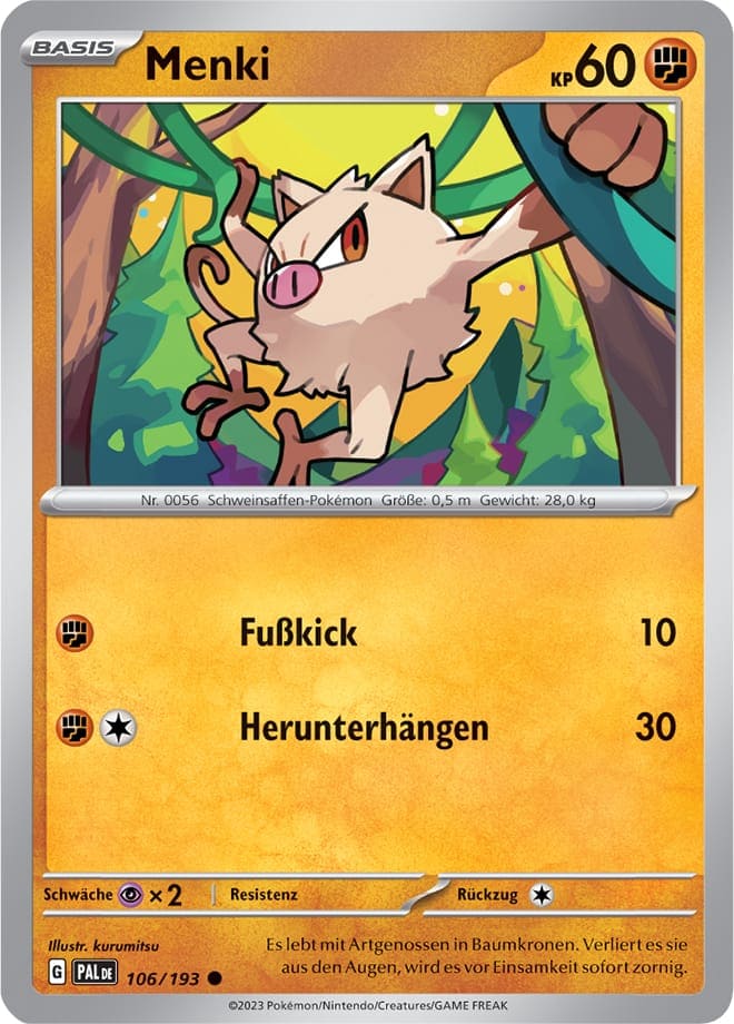 PAL106 - Menki - Entwicklungen in Paldea - KP 02 - (PAL106/193)