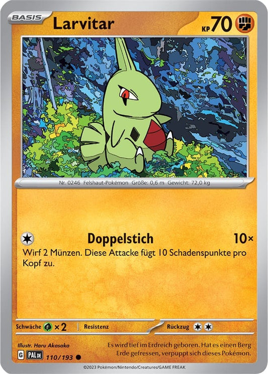 PAL110 - Larvitar - Entwicklungen in Paldea - KP 02 - (PAL110/193)