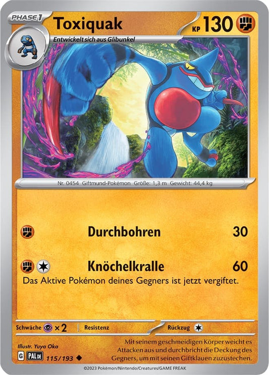 PAL115 - Toxiquak - Entwicklungen in Paldea - KP 02 - (PAL115/193)