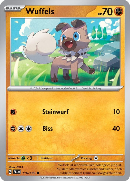 PAL116 - Wuffels - Entwicklungen in Paldea - KP 02 - (PAL116/193)