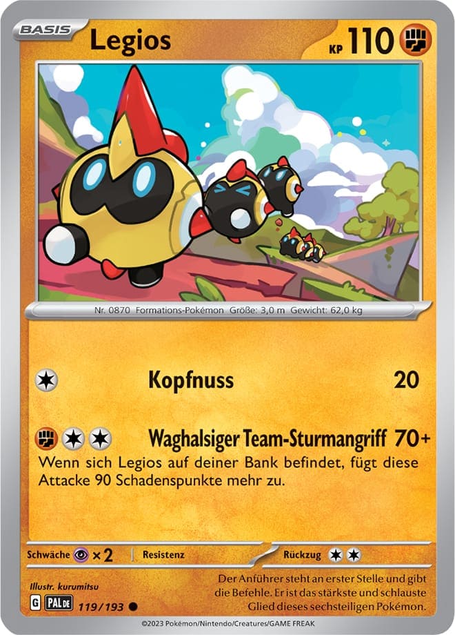PAL119 - Legios - Entwicklungen in Paldea - KP 02 - (PAL119/193)