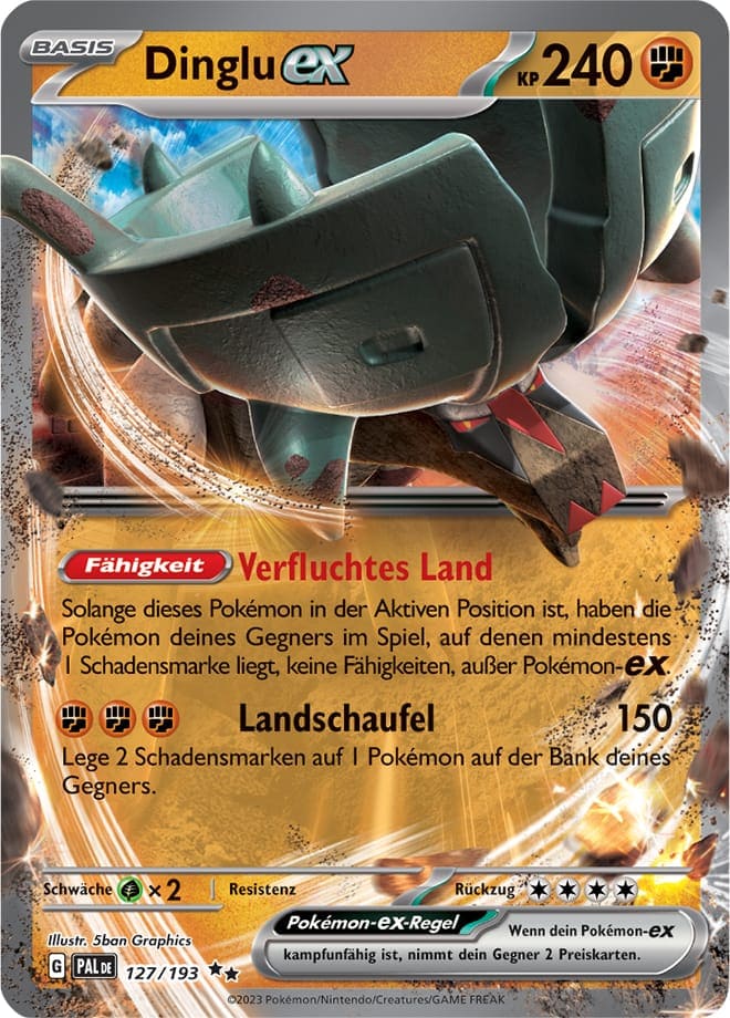 PAL127 - Dinglu EX - Entwicklungen in Paldea - KP 02 - (PAL127/193)