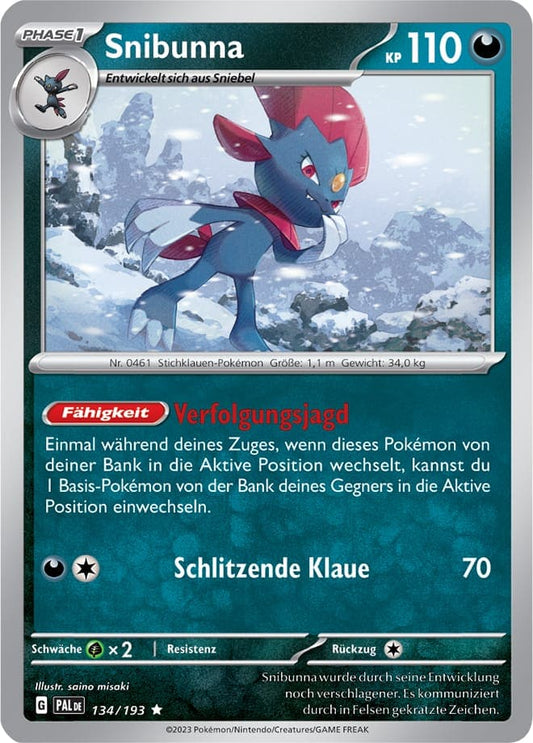 PAL134 - Snibunna - Entwicklungen in Paldea - KP 02 - (PAL134/193)