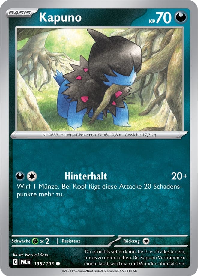 PAL138 - Kapuno - Entwicklungen in Paldea - KP 02 - (PAL138/193)