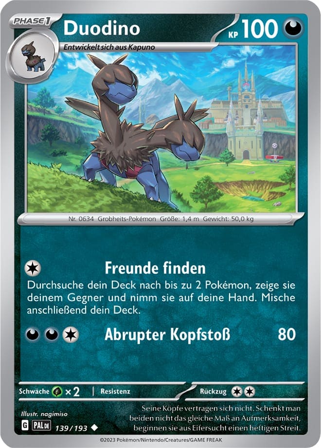 PAL139 - Duodino - Entwicklungen in Paldea - KP 02 - (PAL139/193)