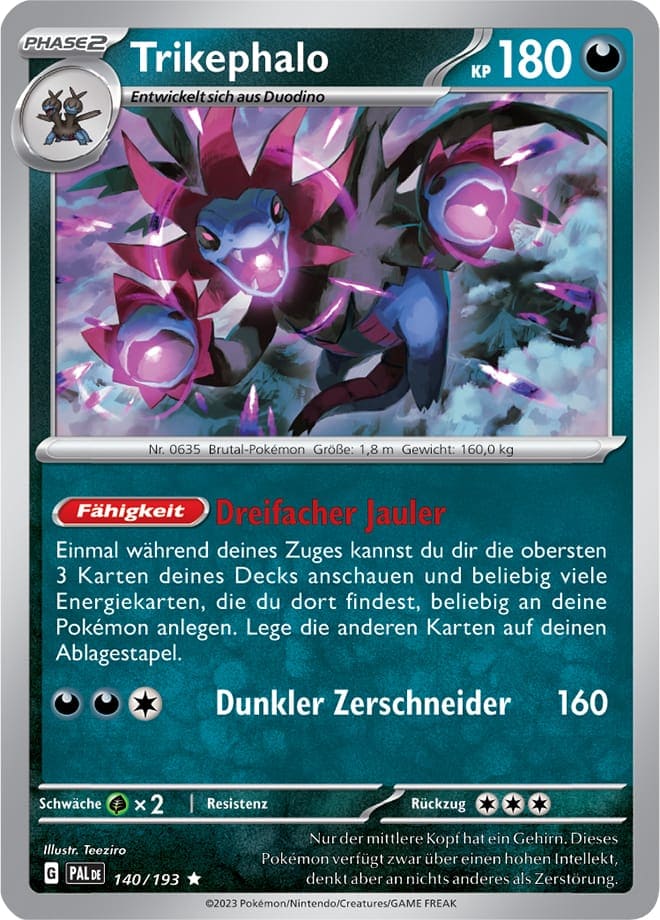 PAL140 - Trikephalo - Entwicklungen in Paldea - KP 02 - (PAL140/193)