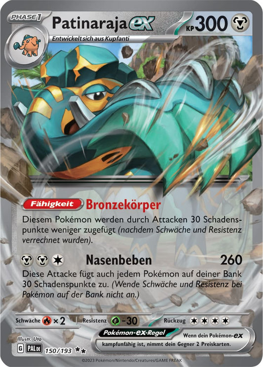 PAL150 - Patinaraja EX - Entwicklungen in Paldea - KP 02 - (PAL150/193)