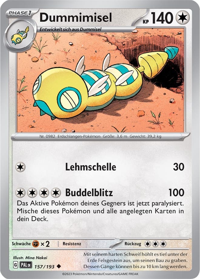 PAL157 - Dummimisel - Entwicklungen in Paldea - KP 02 - (PAL157/193)