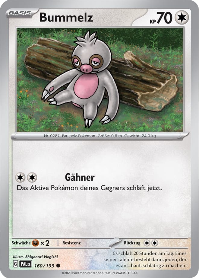 PAL160 - Bummelz - Entwicklungen in Paldea - KP 02 - (PAL160/193)