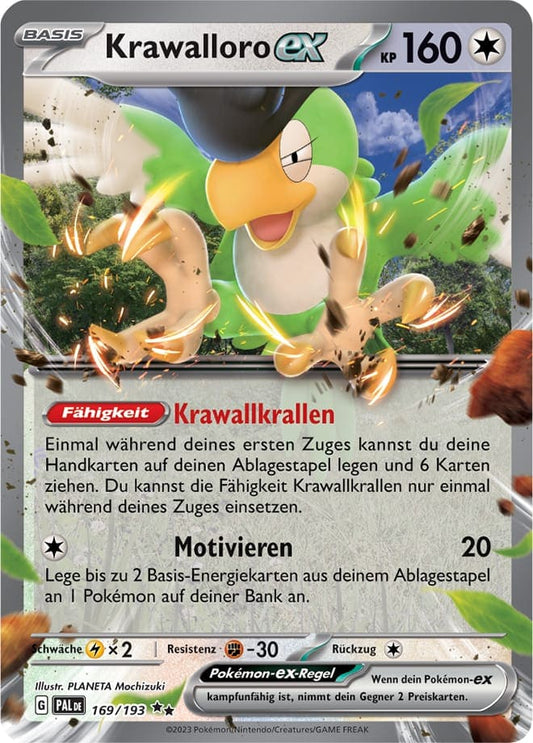 PAL169 - Krawalloro EX - Entwicklungen in Paldea - KP 02 - (PAL169/193)