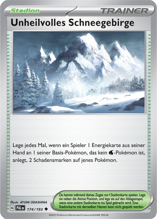 PAL174 - Unheilvolles Schneegebirge - Entwicklungen in Paldea - KP 02 - (PAL174/193)
