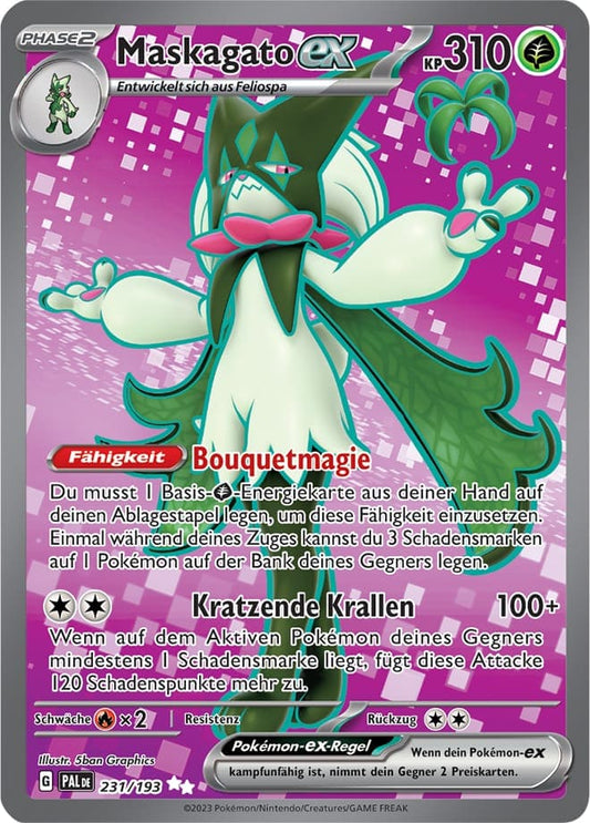 PAL231 - Maskagato EX - Entwicklungen in Paldea - KP 02 - (PAL231/193)