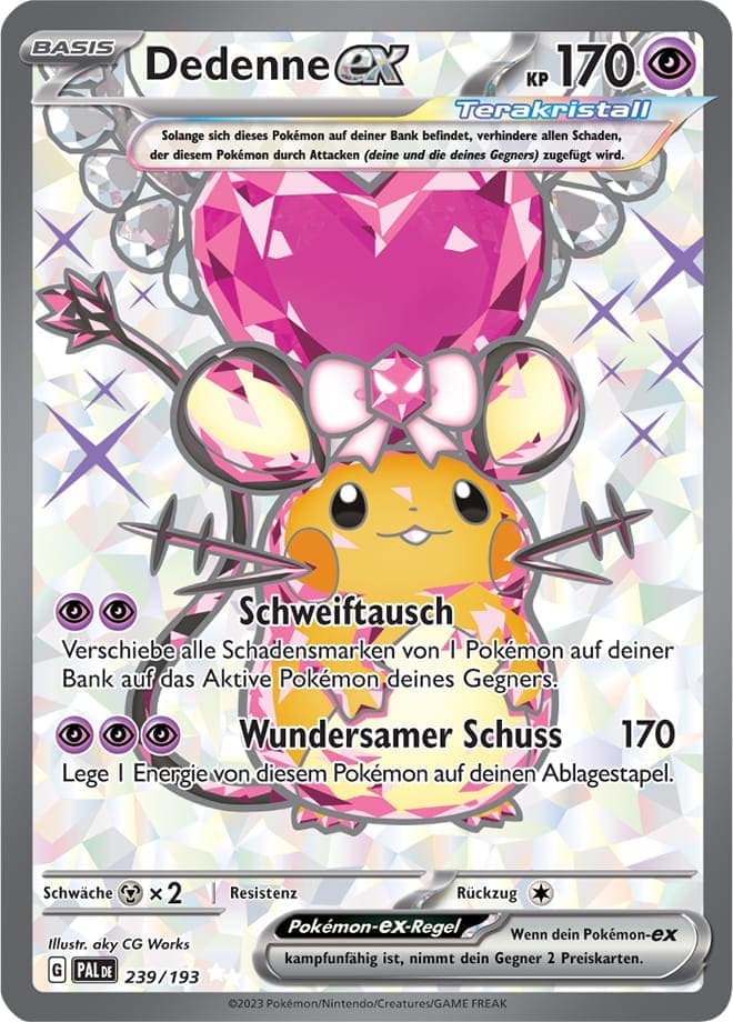 PAL239 - Dedenne EX - Entwicklungen in Paldea - KP 02 - (PAL239/193)