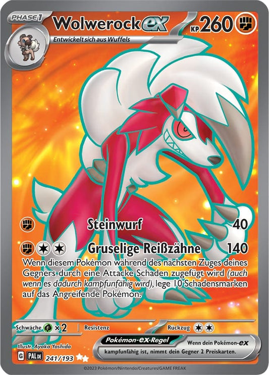 PAL241 - Wolwerock EX - Entwicklungen in Paldea - KP 02 - (PAL241/193)