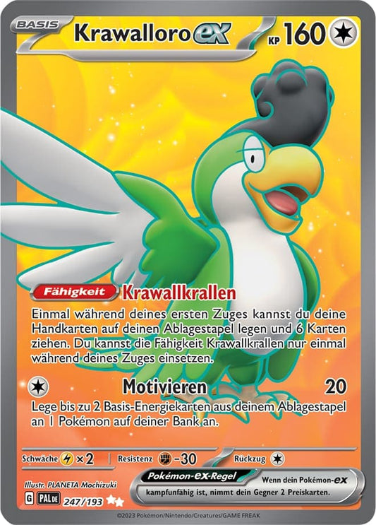 PAL247 - Krawalloro EX - Entwicklungen in Paldea - KP 02 - (PAL247/193)