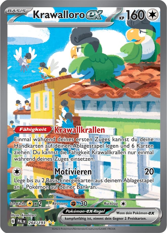 PAL264 - Krawalloro EX - Entwicklungen in Paldea - KP 02 - (PAL264/193)