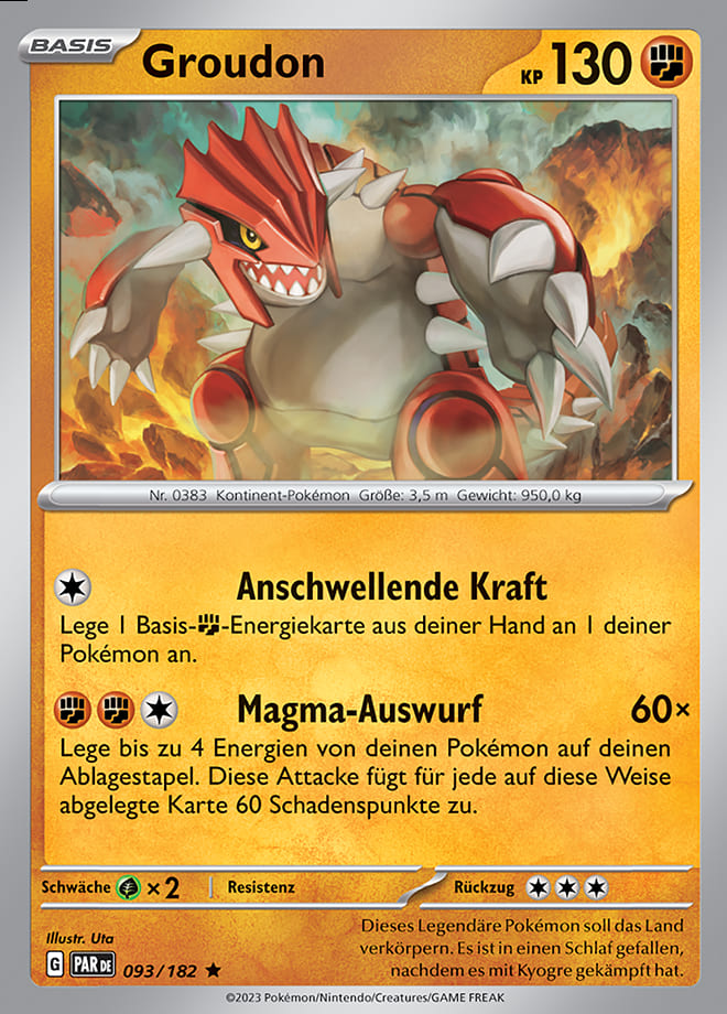 PAR093 - Groudon - Paradoxrift - KP 04 - (PAR093/182)