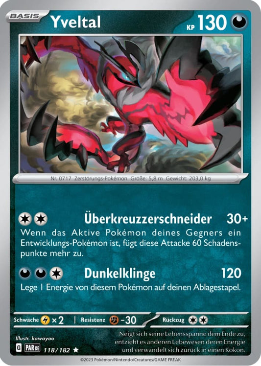 PAR118 - Yveltal - Paradoxrift - KP 04 - (PAR118/182)