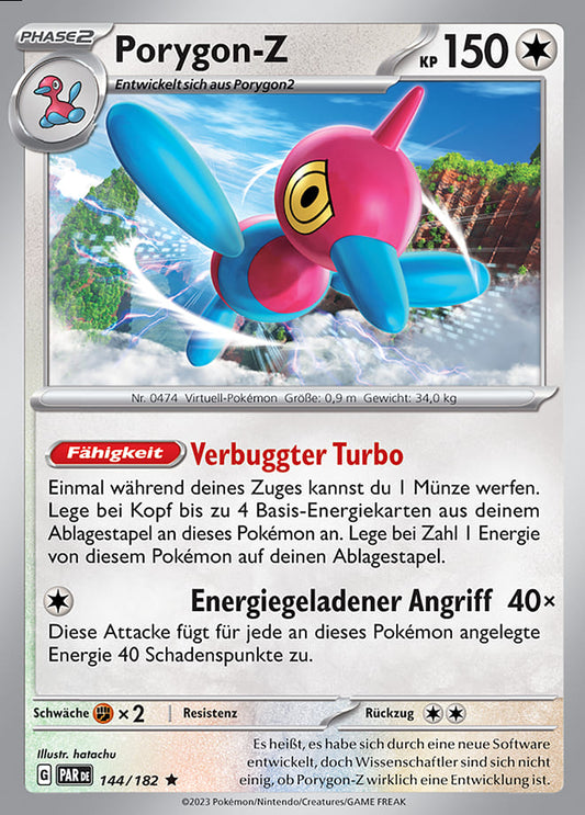 PAR144 - Porygon-Z - Paradoxrift - KP 04 - (PAR144/182)