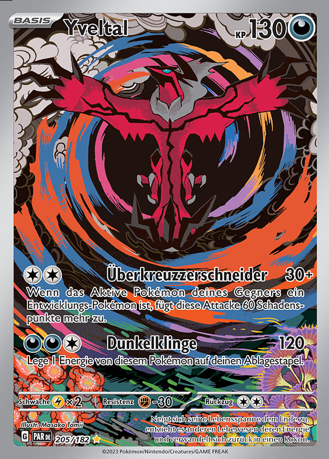 PAR205 - Yveltal - Paradoxrift - KP 04 - (PAR205/182)