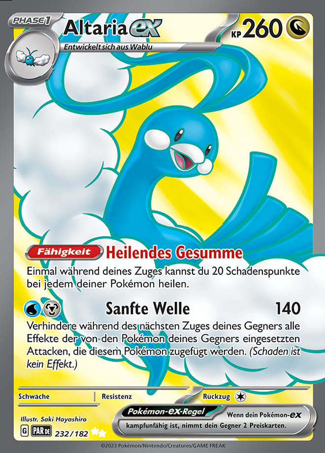 PAR232 - Altaria EX - Paradoxrift - KP 04 - (PAR232/182)