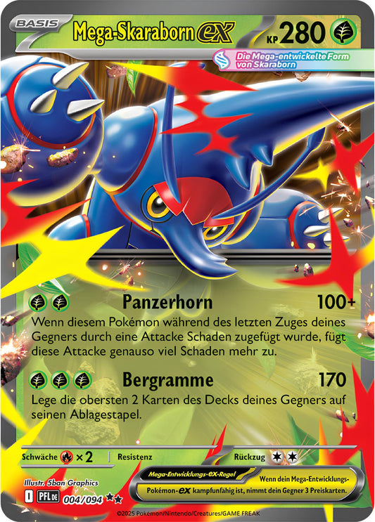 PFL004 - Mega Skaraborn ex - Fatale Flammen - ME 02 - (PFL004/94)