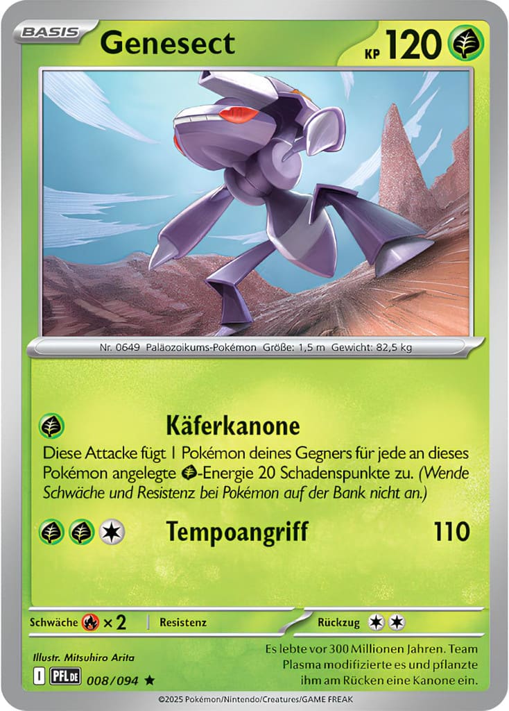 PFL008 - Genesect - Fatale Flammen - ME 02 - (PFL008/94)