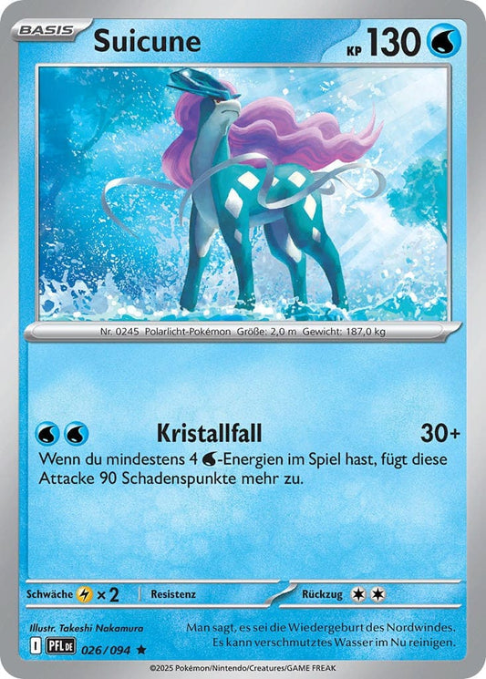 PFL026 - Suicune - Fatale Flammen - ME 02 - (PFL026/94)