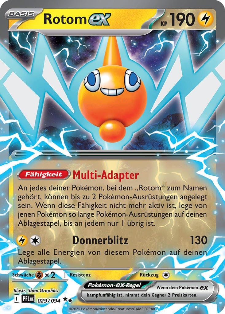 PFL029 - Rotom ex - Fatale Flammen - ME 02 - (PFL029/94)