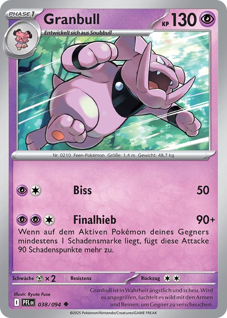 PFL038 - Granbull - Fatale Flammen - ME 02 - (PFL038/94)