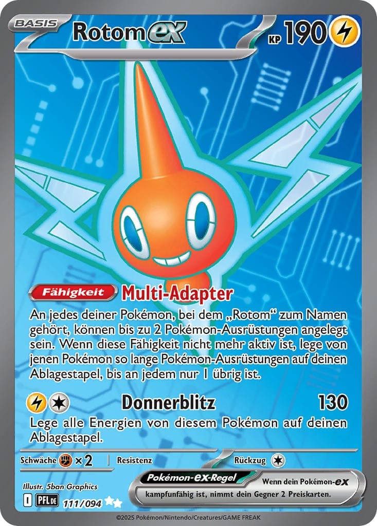 PFL111 - Rotom EX - Fatale Flammen - ME 02 - (PFL111/94)