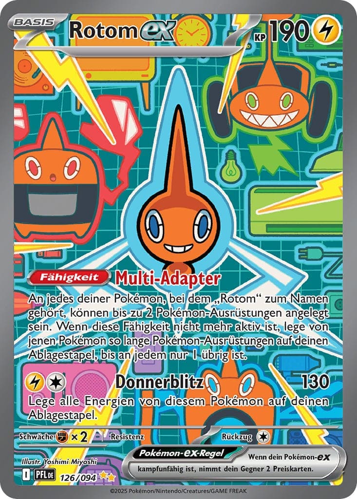 PFL126 - Rotom EX - Fatale Flammen - ME 02 - (PFL126/94)