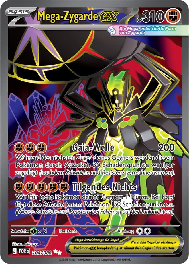 POR104 - Mega Zygarde ex