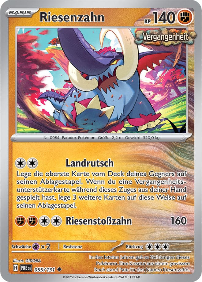 PRE055 - Riesenzahn - Prismatische Entwicklungen - KP 8.5 - (PRE055/131)