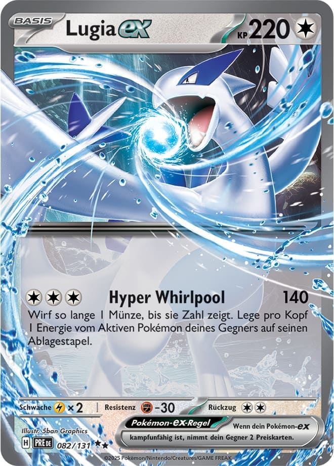 PRE082 - Lugia ex - Prismatische Entwicklungen - KP 8.5 - (PRE082/131)