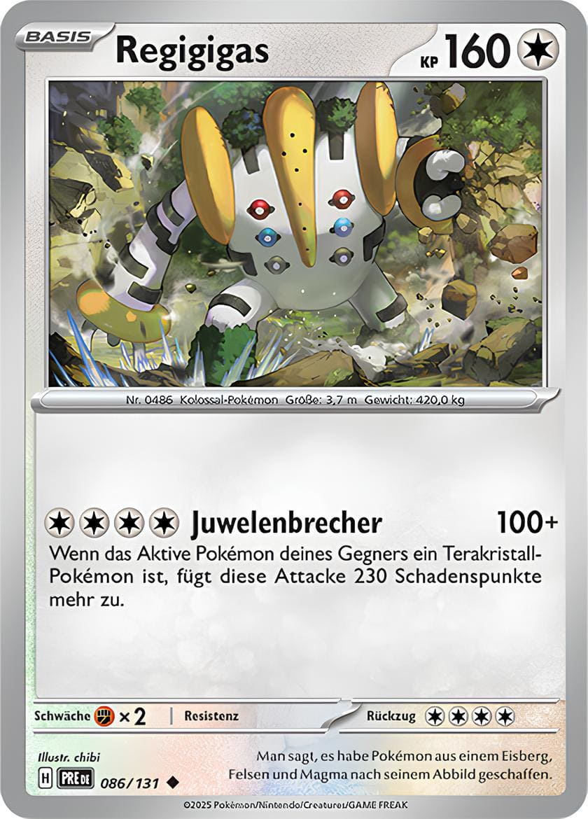 PRE086 - Regigigas - Prismatische Entwicklungen - KP 8.5 - (PRE086/131)