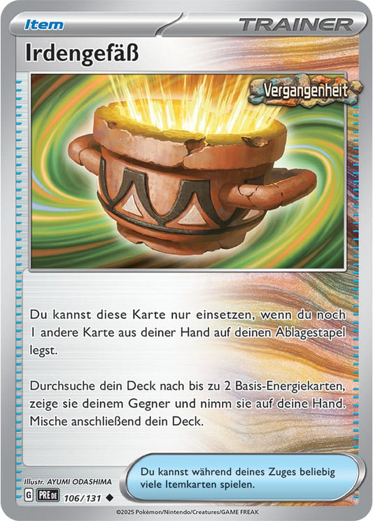 PRE106 - Irdengefäß - Prismatische Entwicklungen - KP 8.5 - (PRE106/131)