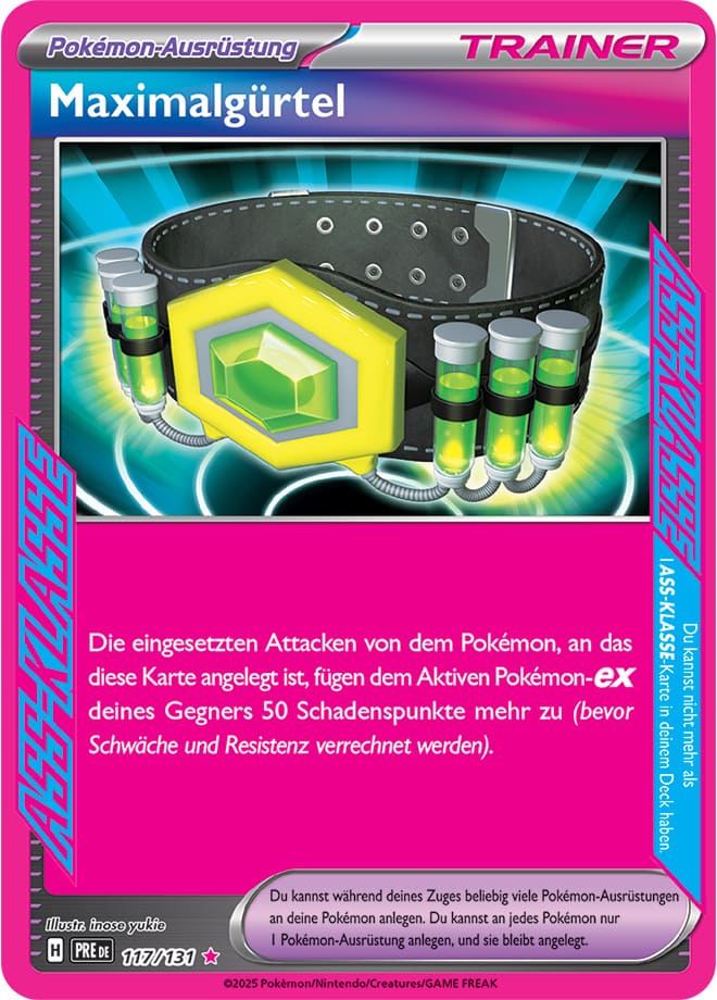 PRE117 - Maximalgürtel - Prismatische Entwicklungen - KP 8.5 - (PRE117/131)
