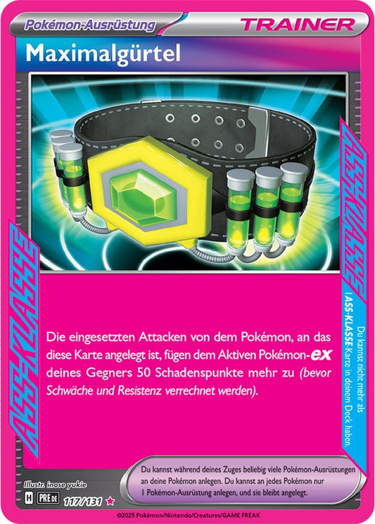 PRE117 - Maximalgürtel - Prismatische Entwicklungen - KP 8.5 - (PRE117/131)