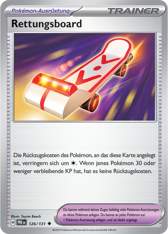 PRE126 - Rettungsboard - Prismatische Entwicklungen - KP 8.5 - (PRE126/131)