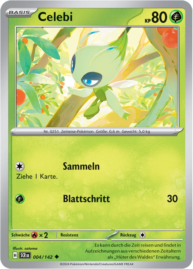 SCR004 - Celebi - Stellarkrone - KP 07 - (SCR004/142)