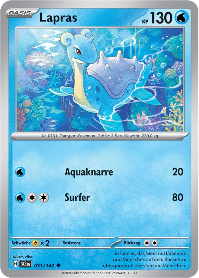 SCR031 - Lapras - Stellarkrone - KP 07 - (SCR031/142)